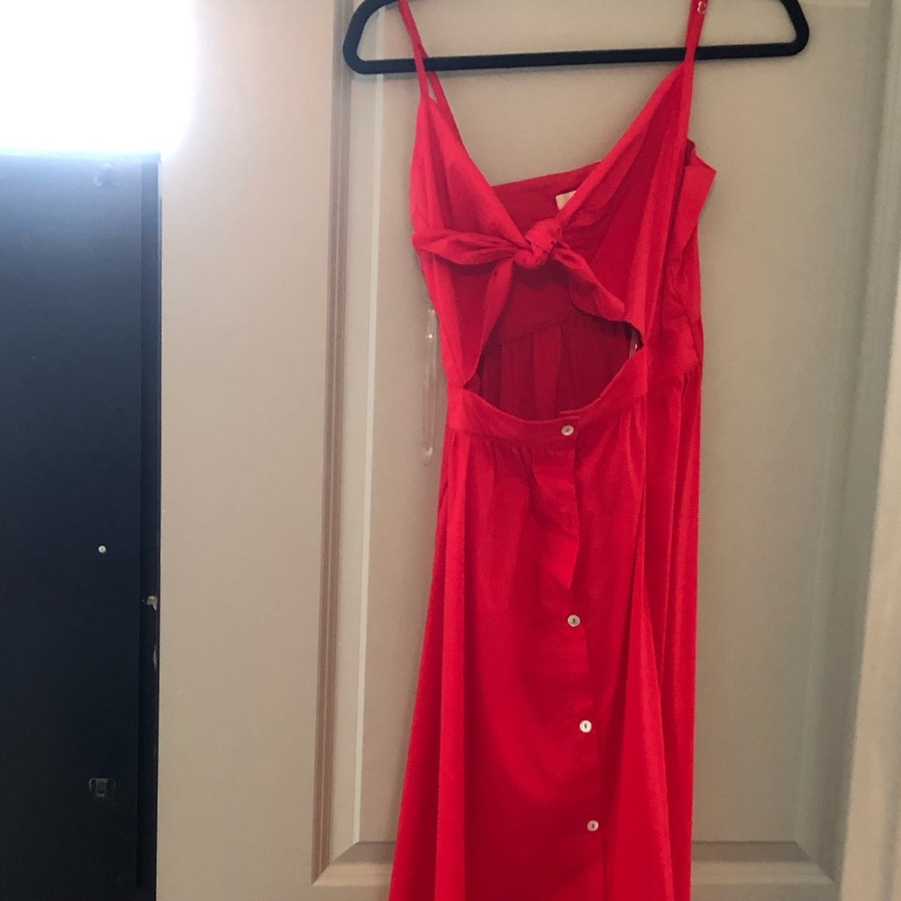 Red dress